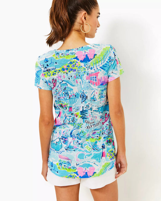 Etta V-Neck Top | Lilly Pulitzer Women