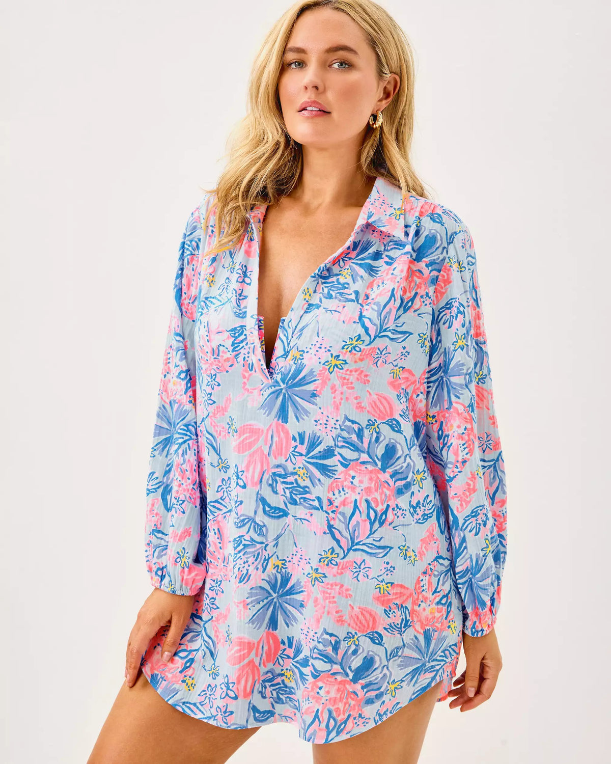 Kique Long Sleeve Cover-Up | Lilly Pulitzer Women|Swim
