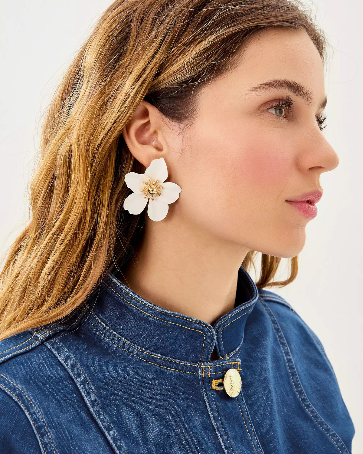 Oversized Orchid Earrings | Lilly Pulitzer Accessories