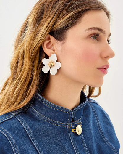 Oversized Orchid Earrings | Lilly Pulitzer Accessories