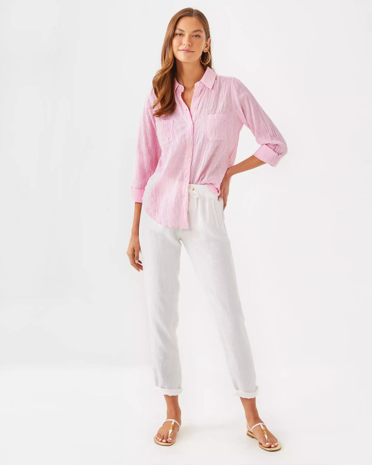 Sea View Button Down Top | Lilly Pulitzer Women