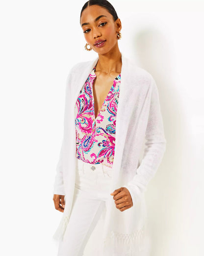 Tatum Cardigan - Resort White | Lilly Pulitzer Women