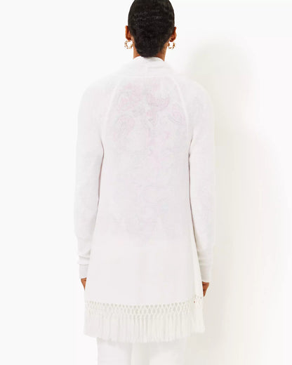 Tatum Cardigan - Resort White | Lilly Pulitzer Women