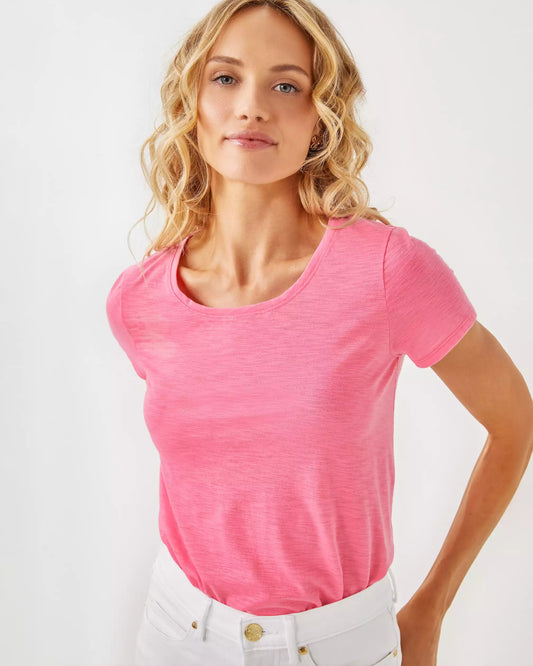 Etta Scoop Neck Top | Lilly Pulitzer Women