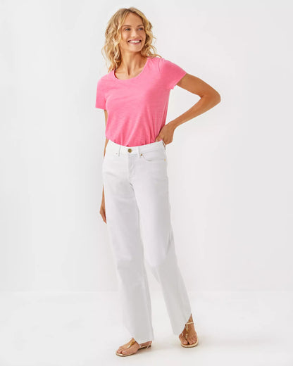 Etta Scoop Neck Top | Lilly Pulitzer Women