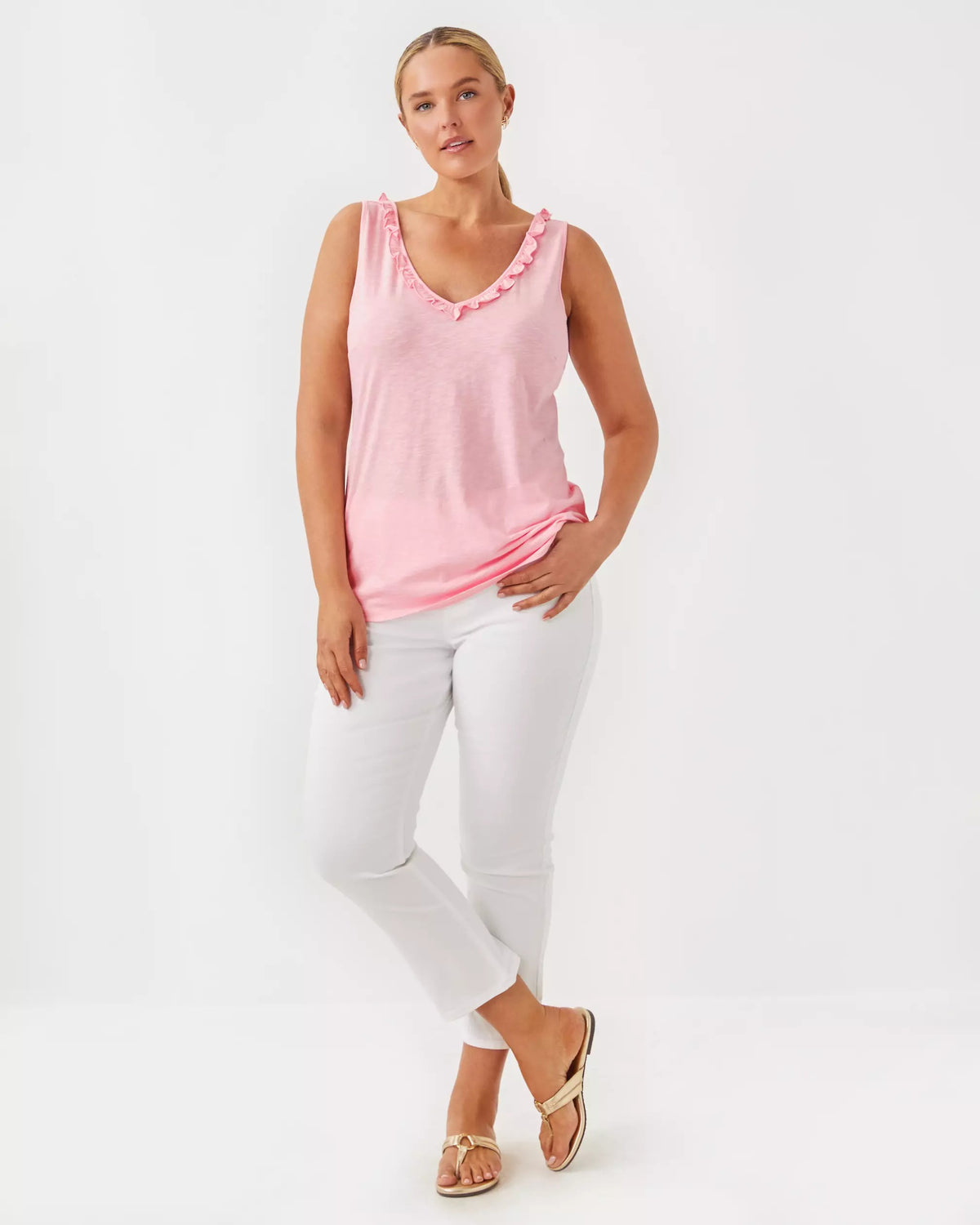Gigi Ruffle Tank Top | Lilly Pulitzer Women