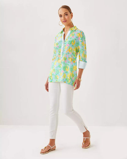 Riverlyn Pieced Print Tunic | Lilly Pulitzer Women