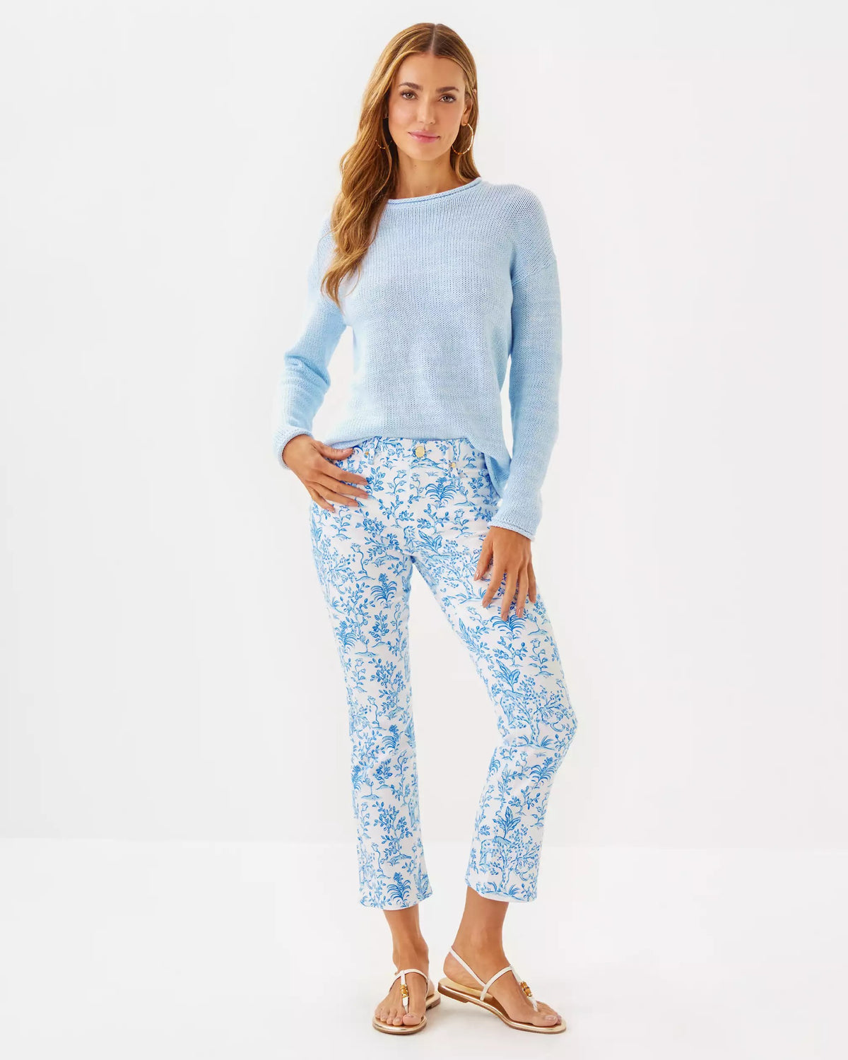 27" Annet High Rise Crop Flare Jean | Lilly Pulitzer Women