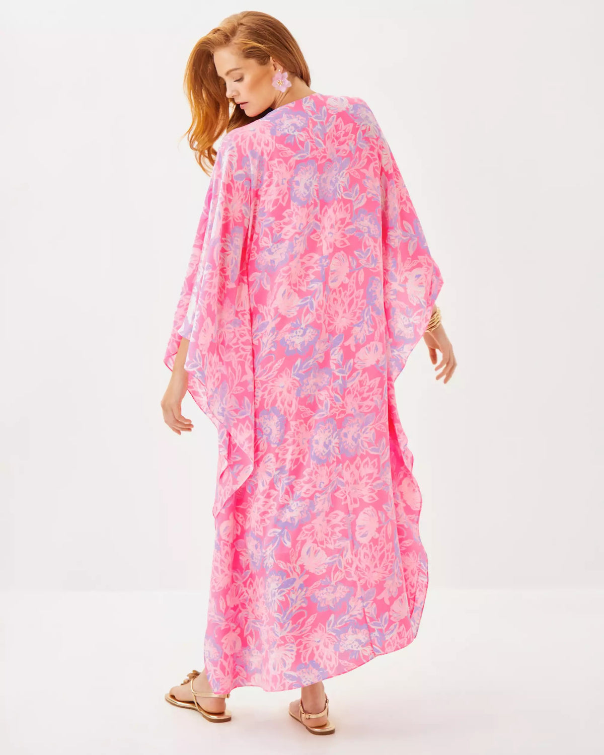 Mindy Beaded Silk Maxi Caftan | Lilly Pulitzer Dresses|Women