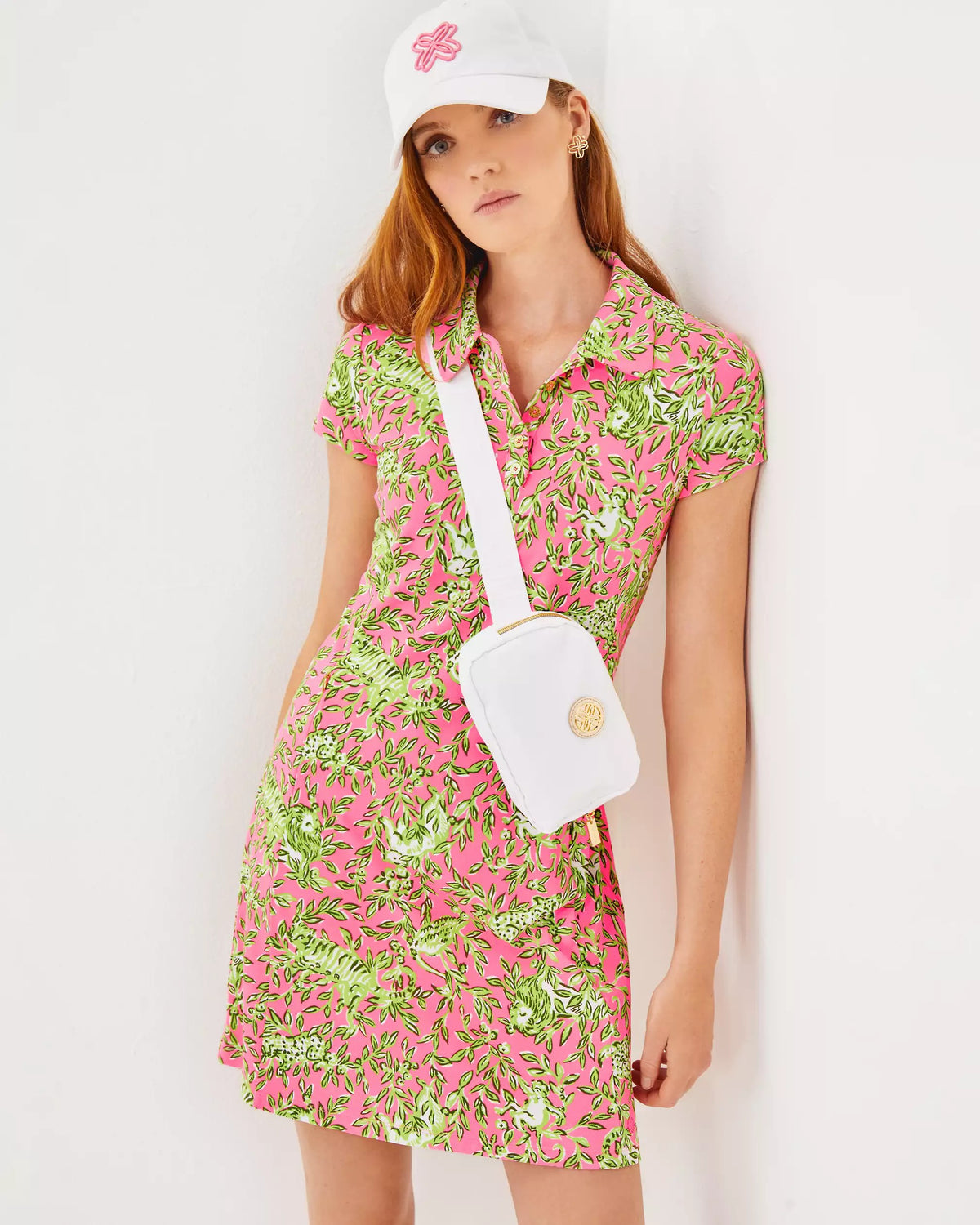 UPF 50+ Luxletic Frida Scallop Polo Dress | Lilly Pulitzer Active|Women|Dresses