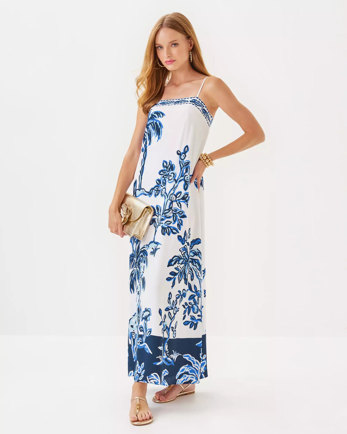 Jesslyn Silk Maxi Slip Dress | Lilly Pulitzer Dresses|Women