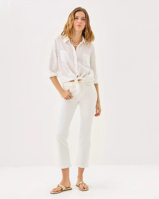 27" Annet High Rise Crop Flare Jean | Lilly Pulitzer Women