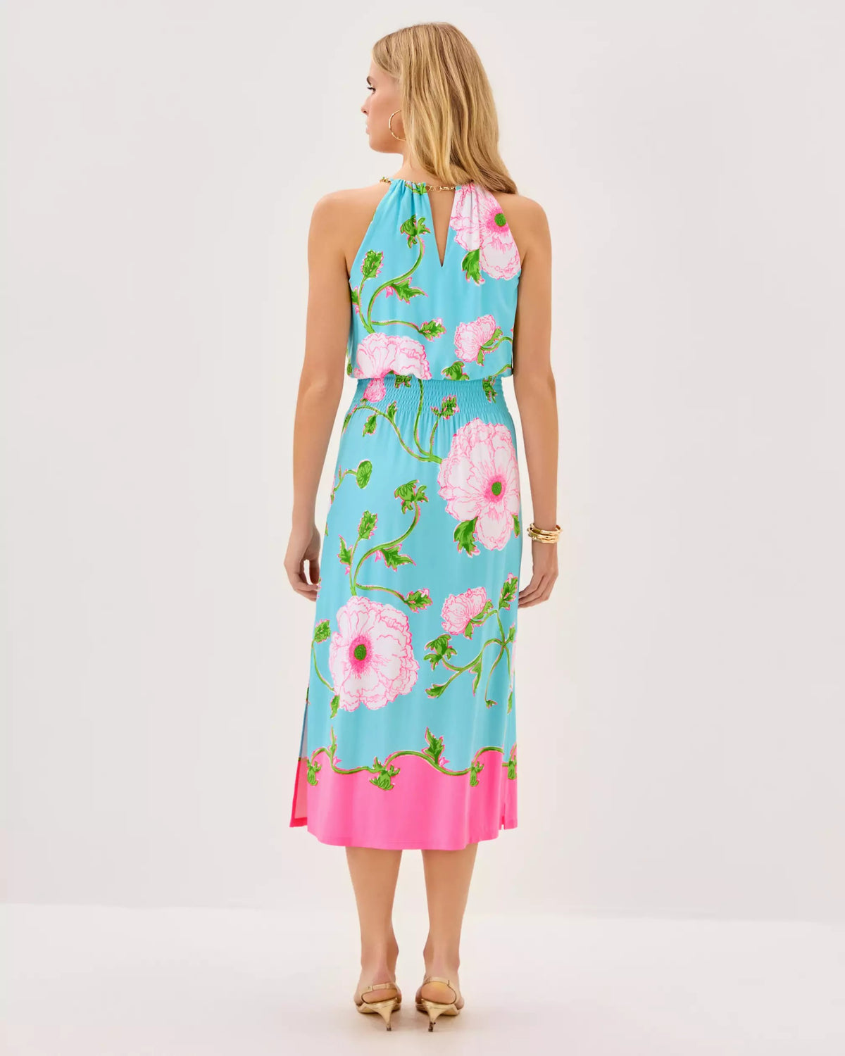 Gracelyn Halter Midi Dress | Lilly Pulitzer Dresses|Women