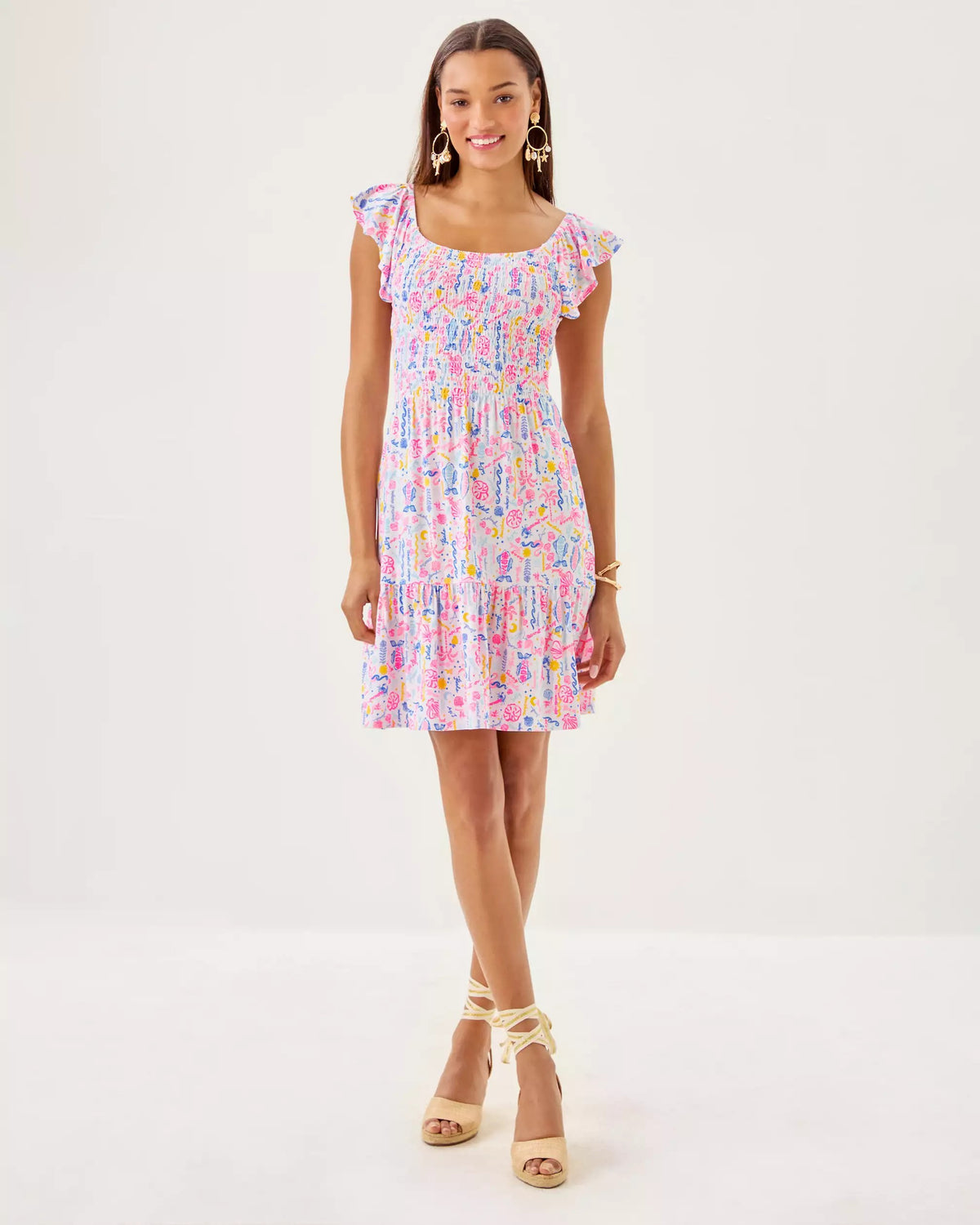 Jilly Smocked Dress | Lilly Pulitzer Dresses|Women
