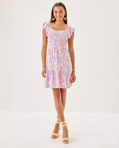 Jilly Smocked Dress | Lilly Pulitzer Dresses|Women
