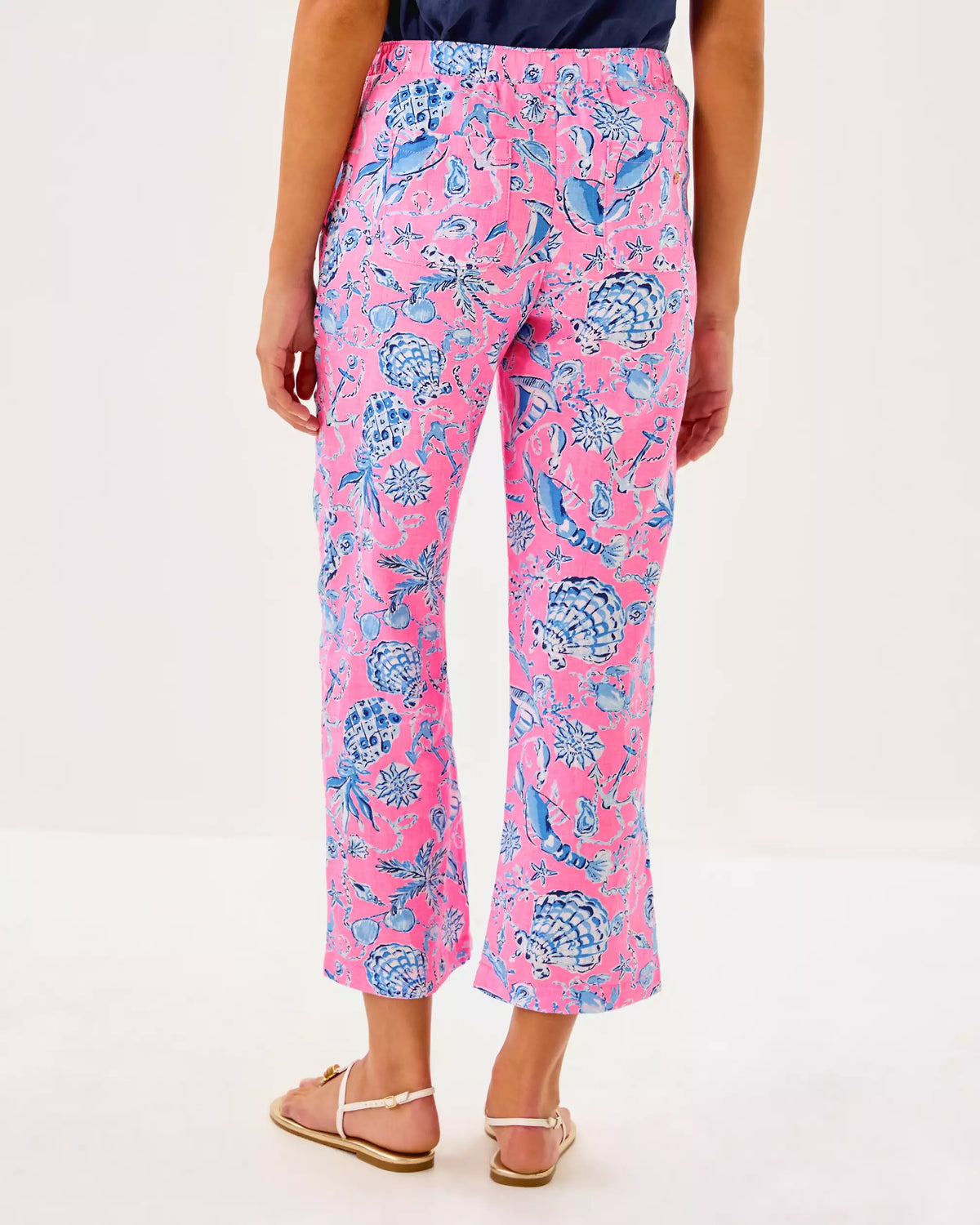 27" Brawley Linen Crop Pant | Lilly Pulitzer Women