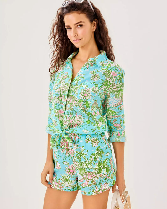 3" Elodey Linen Short | Lilly Pulitzer Women