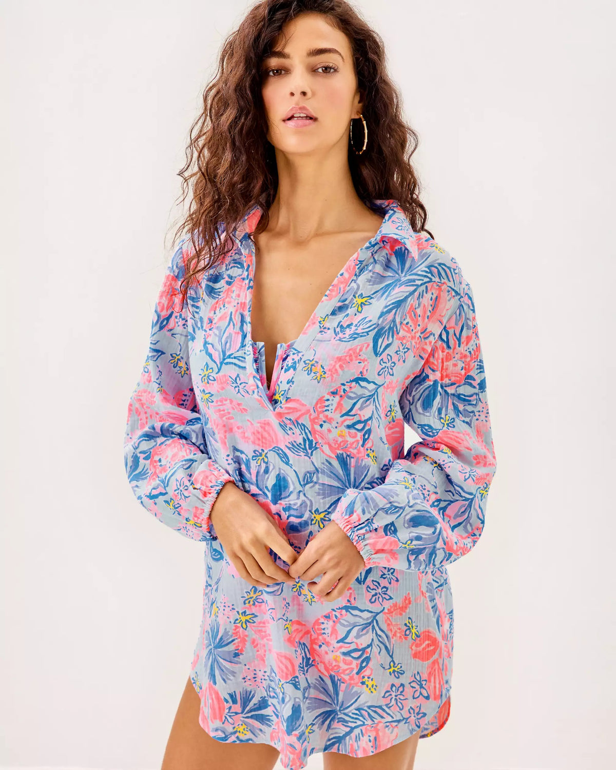 Kique Long Sleeve Cover-Up | Lilly Pulitzer Women|Swim