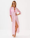 Conch Shell Pink Ltwt Oxford Stripe