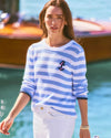 Jacaranda Blue Nauti Stripe