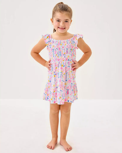 Girls Mini Jilly Cotton Dress | Lilly Pulitzer Girls