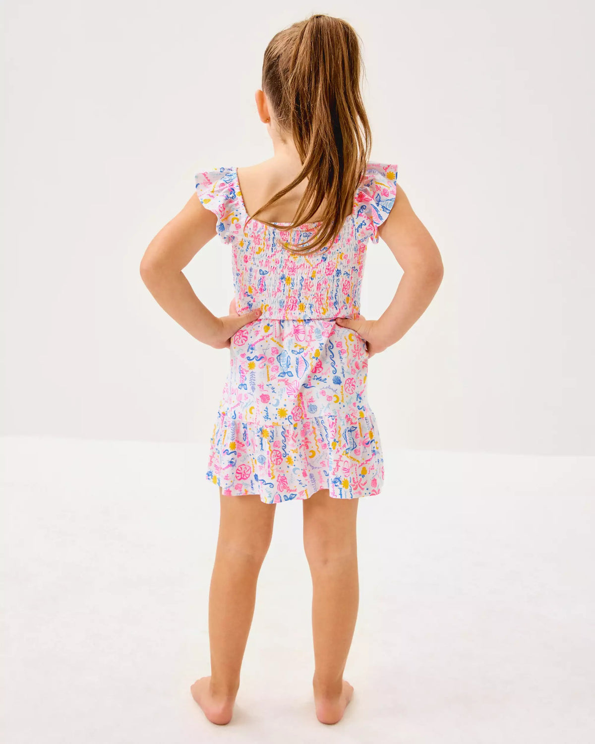 Girls Mini Jilly Cotton Dress | Lilly Pulitzer Girls