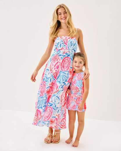 Jorgian Linen Midi Dress | Lilly Pulitzer Women|Dresses