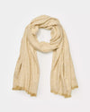 Wicker Tan X Coconut Butterfly Pattern Scarf