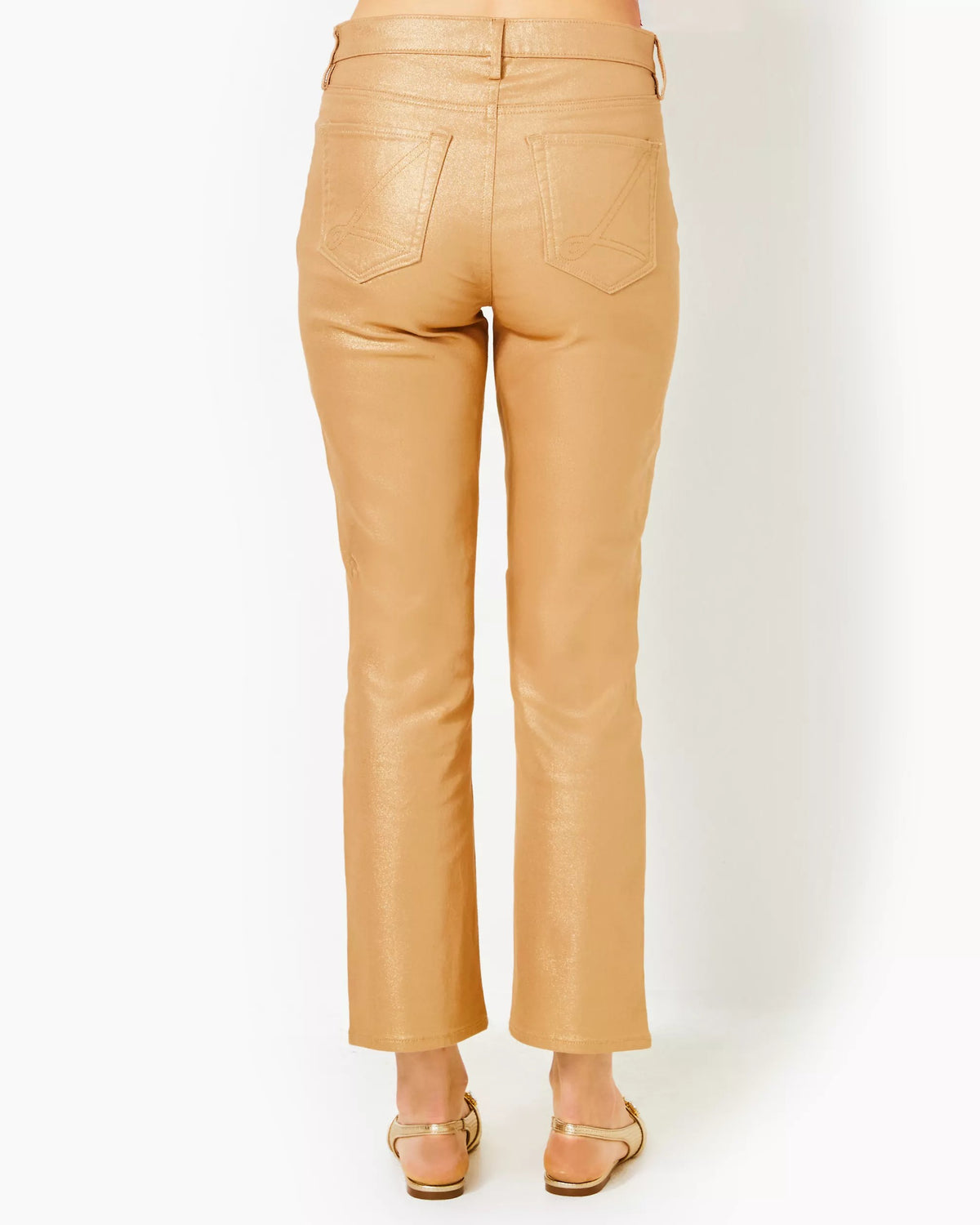 28" Liza Shimmer Crop Flare Jean | Lilly Pulitzer Women