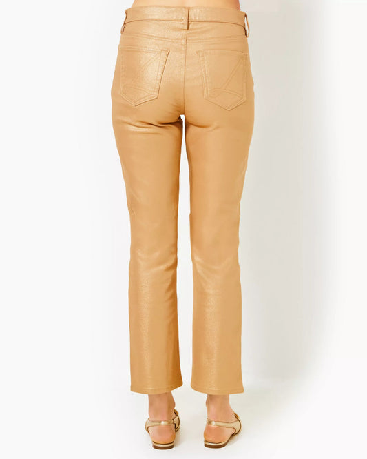 28" Liza Shimmer Crop Flare Jean | Lilly Pulitzer Women