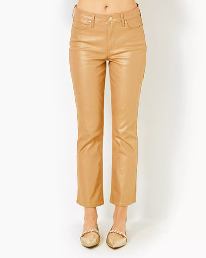 28" Liza Shimmer Crop Flare Jean | Lilly Pulitzer Women