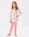 Pink Muse X Resort White Make Limeade Embroidery Childrens