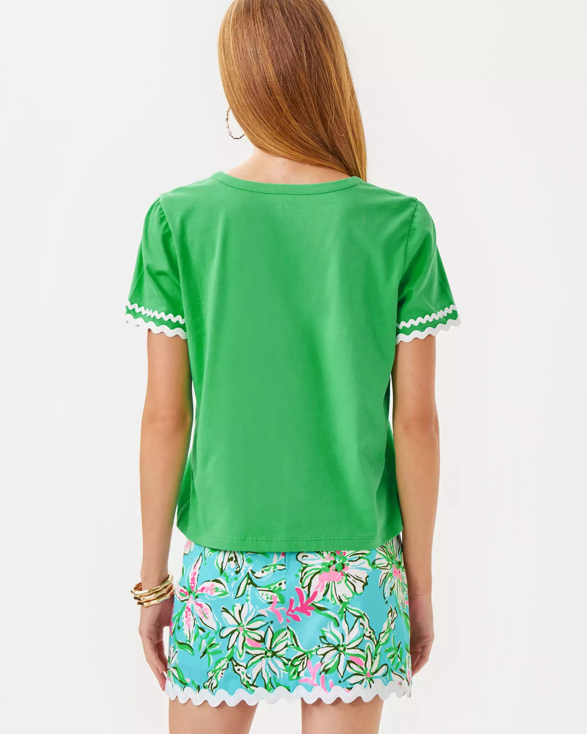 Clairmont Ric Rac Trimmed Knit Top | Lilly Pulitzer Women