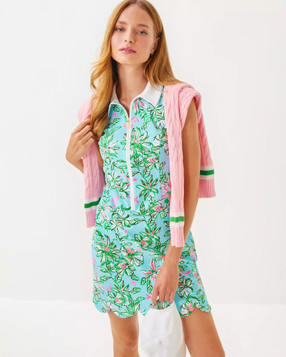 UPF 50+ Luxletic Kathy Scallop Dress | Lilly Pulitzer Women|Dresses|Active