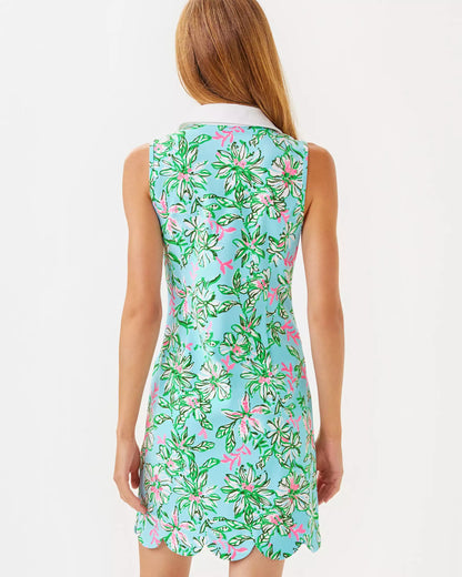 UPF 50+ Luxletic Kathy Scallop Dress | Lilly Pulitzer Women|Dresses|Active
