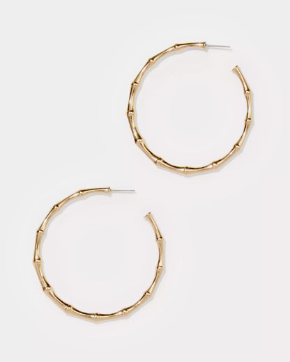 Bamboo Forest Hoop Earrings | Lilly Pulitzer Accessories