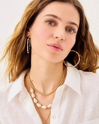 Bamboo Forest Hoop Earrings | Lilly Pulitzer Accessories