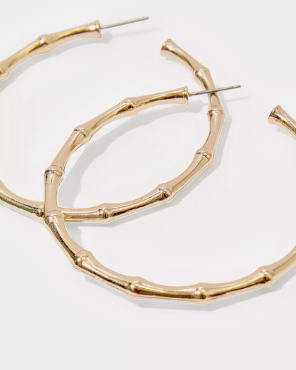 Bamboo Forest Hoop Earrings | Lilly Pulitzer Accessories
