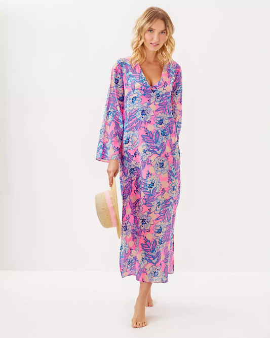 Perry Long Sleeve Maxi Cover-Up | Lilly Pulitzer Swim|Women