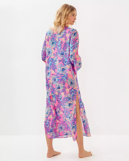 Perry Long Sleeve Maxi Cover-Up | Lilly Pulitzer Swim|Women