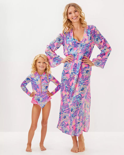 Perry Long Sleeve Maxi Cover-Up | Lilly Pulitzer Swim|Women