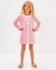 Rousseau Pink Charming Check Boucle