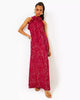 Malbec Red Fish Clip Chiffon