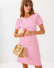 Rousseau Pink Plume Bloom Stripe
