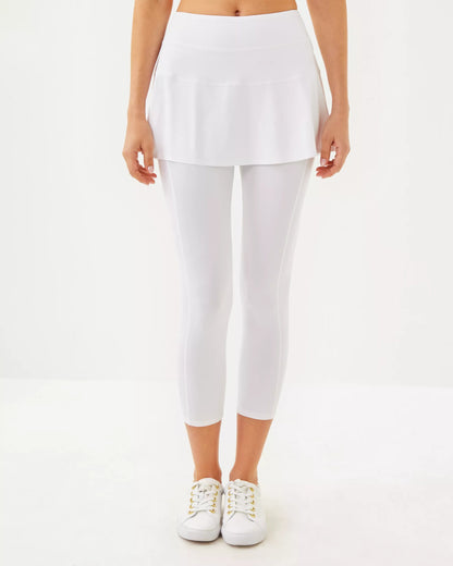 UPF 50+ Luxletic Game Point 24" Skirted High Rise Midi Legging | Lilly Pulitzer Active|Women