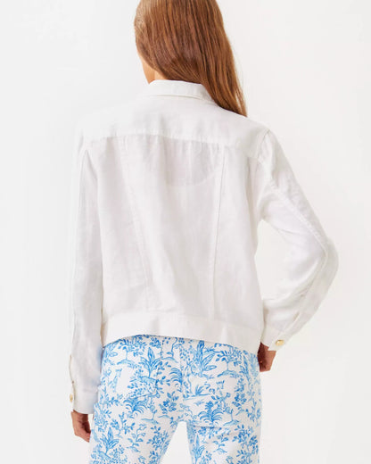 Seaspray Linen Jacket | Lilly Pulitzer Women
