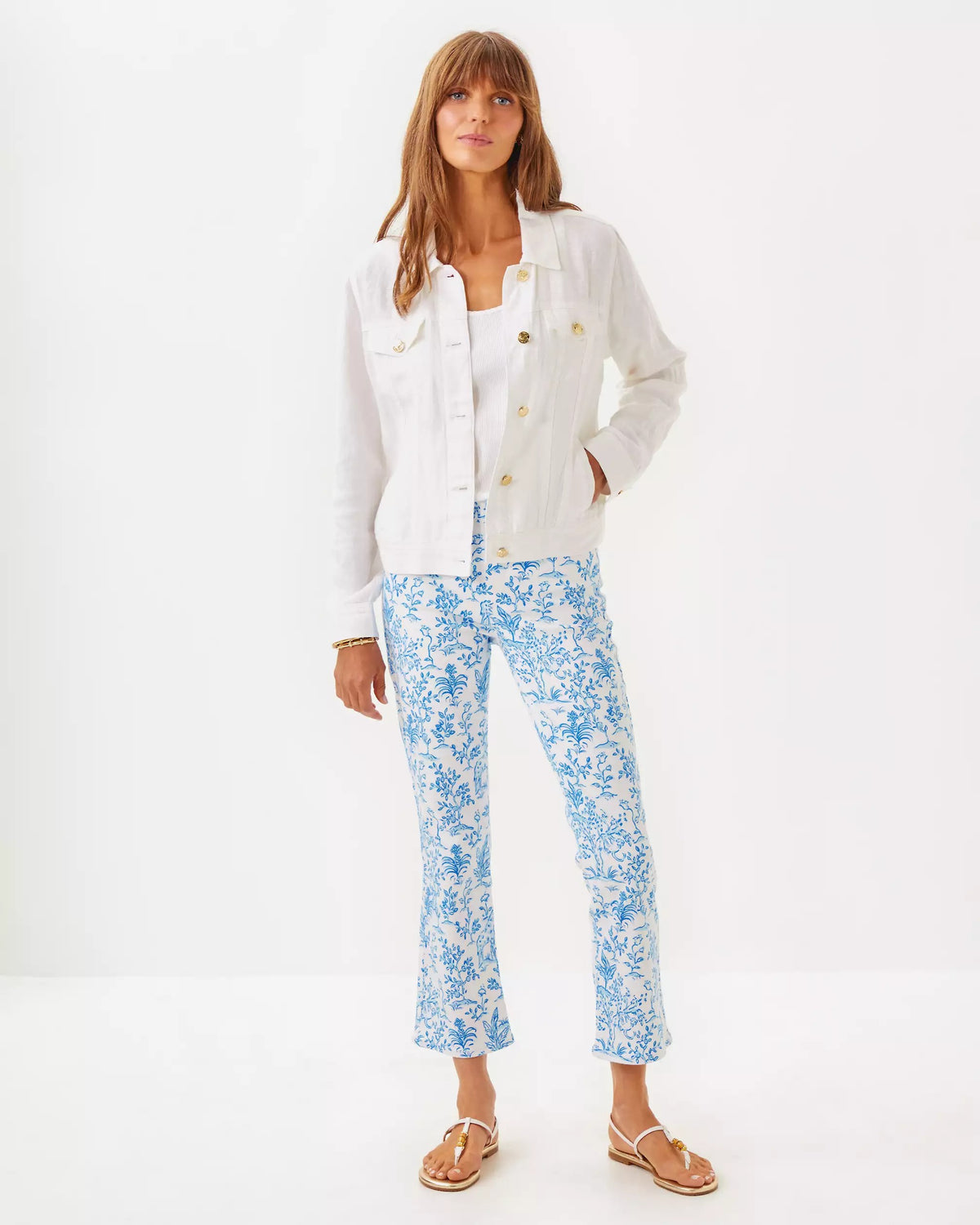 Seaspray Linen Jacket | Lilly Pulitzer Women