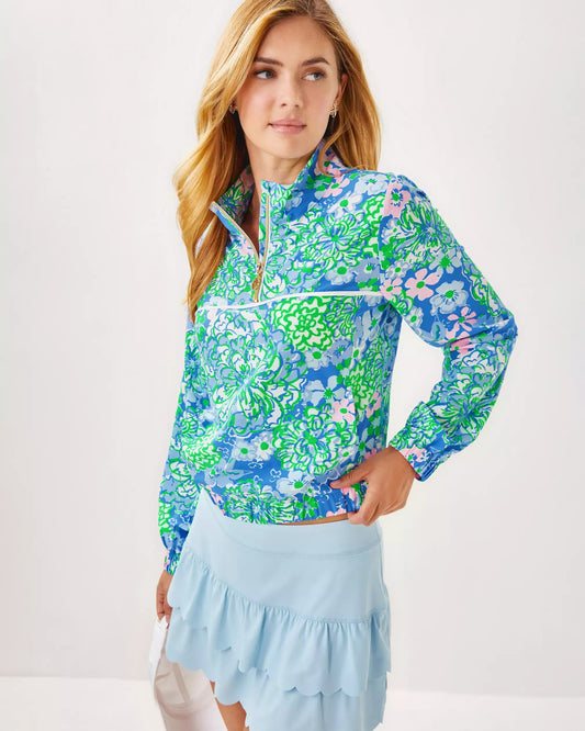 Luxletic Aegean Performance Half Zip Jacket | Lilly Pulitzer Active|Women