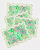 Fauna Green Lime Feeling Good Scallop Placemat