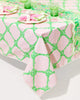 Pink Muse Bamboo Butterfly Pattern Trellis Tablecl